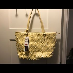 Yellow Flower Nine West Purse NWT